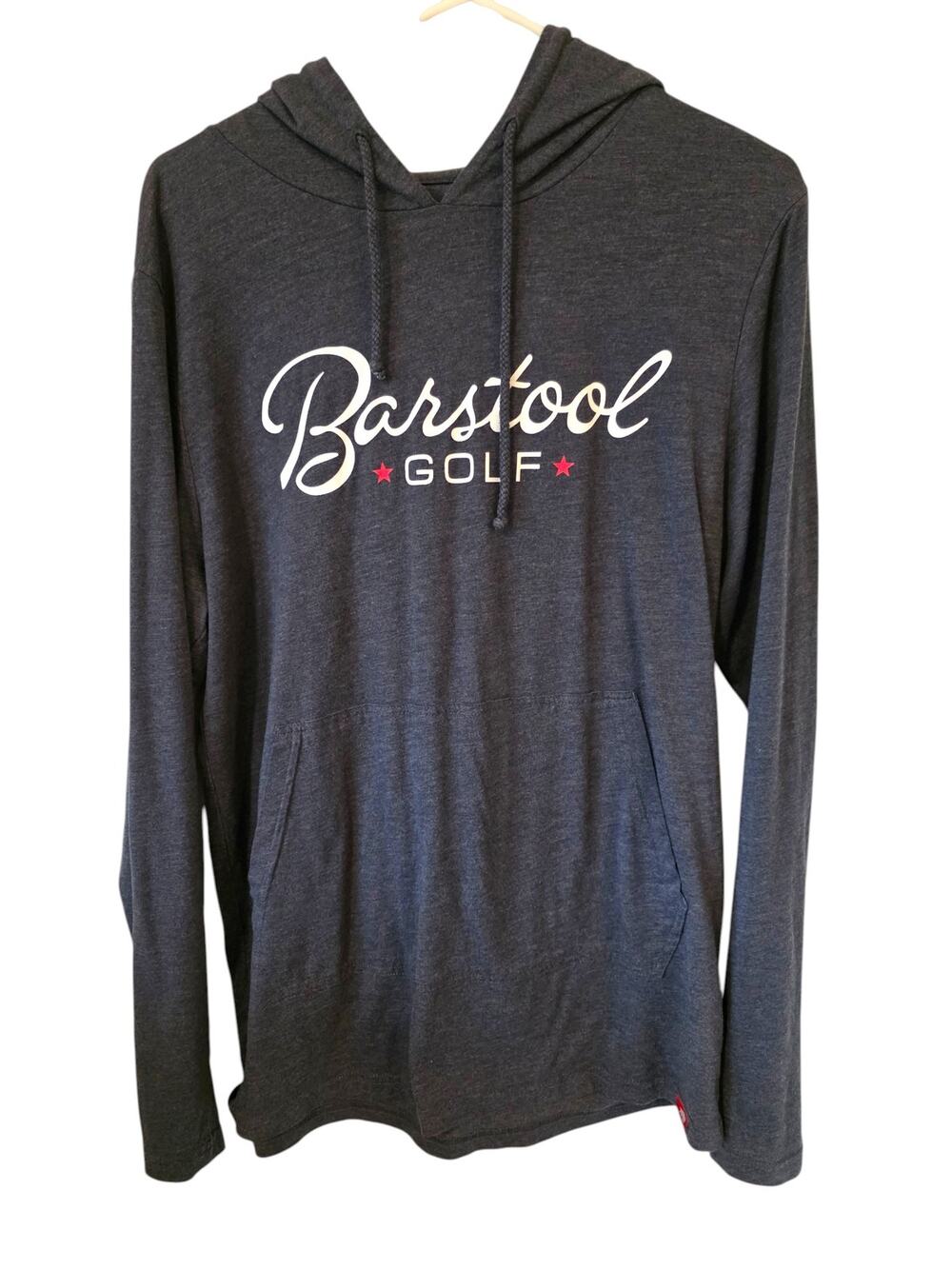 Barstool Golf Womens Lightweight Hoodie Size XL Blue